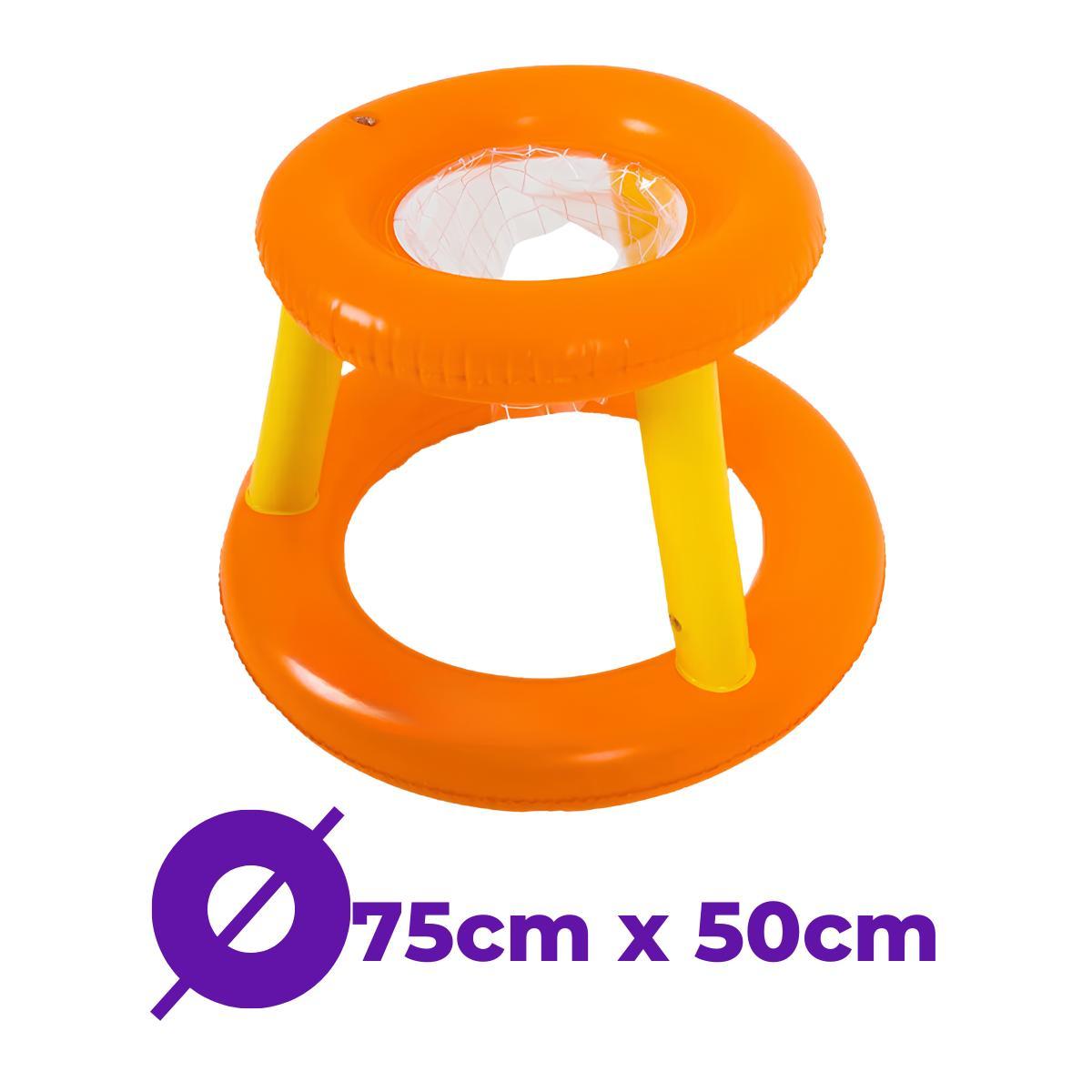 Miniatura Cesta De Basquete Inflável Flutuante Piscina Bola Infantil