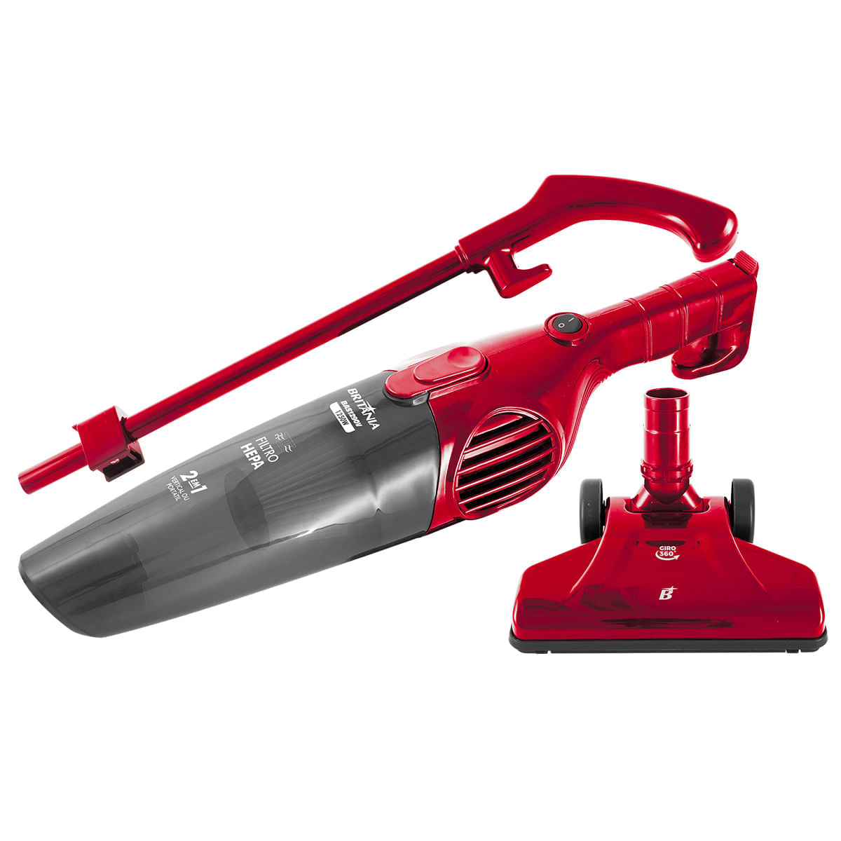 Miniatura Aspirador de Pó Vertical 2 em 1 1250W Britânia BAS1290V 127V