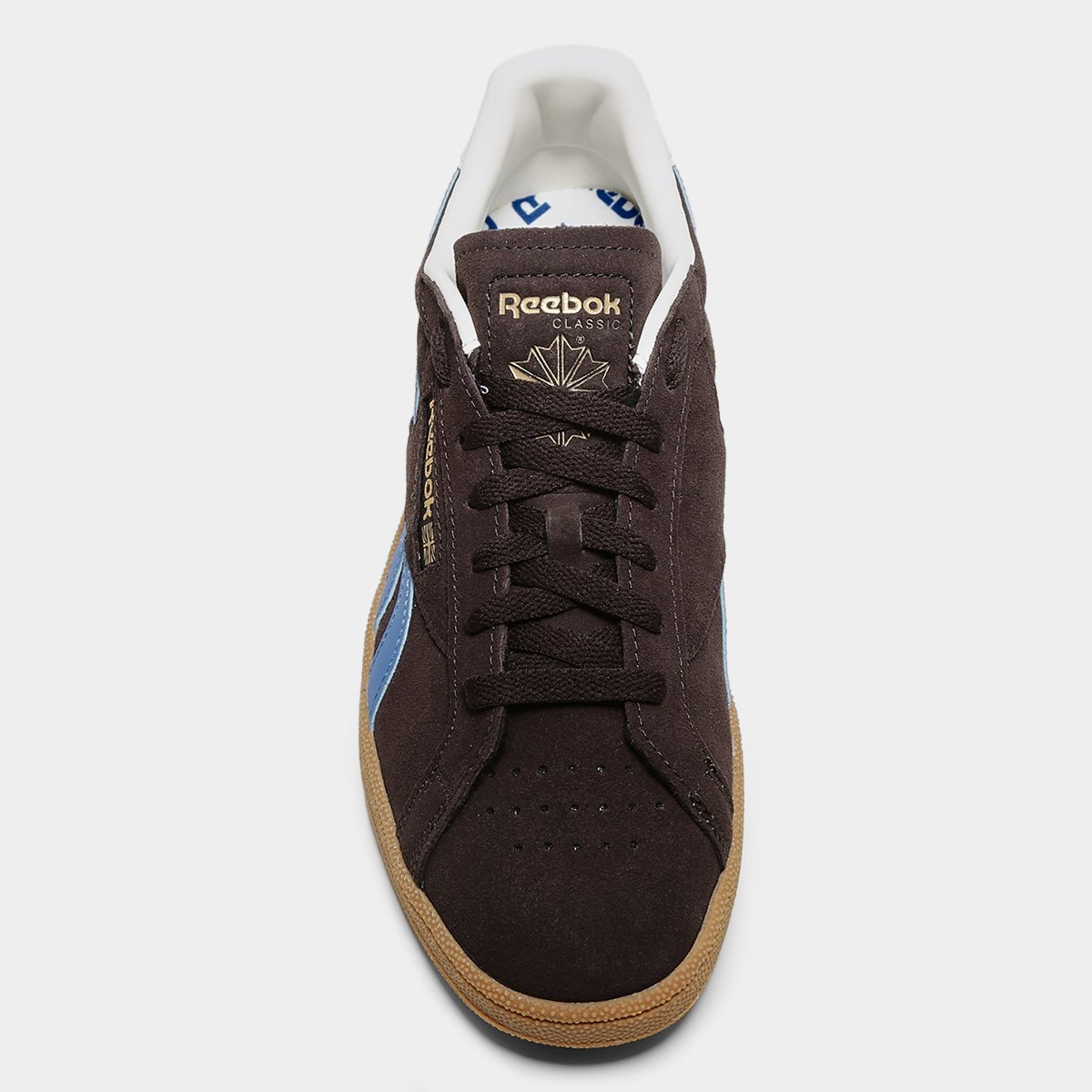 Miniatura Tênis Couro Reebok Club C Grounds Uk Masculino Preto - 39