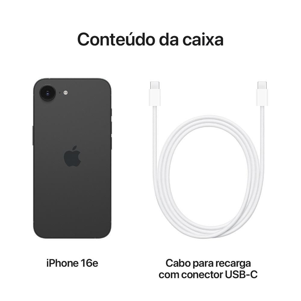 Apple iPhone 16e 128GB Preto