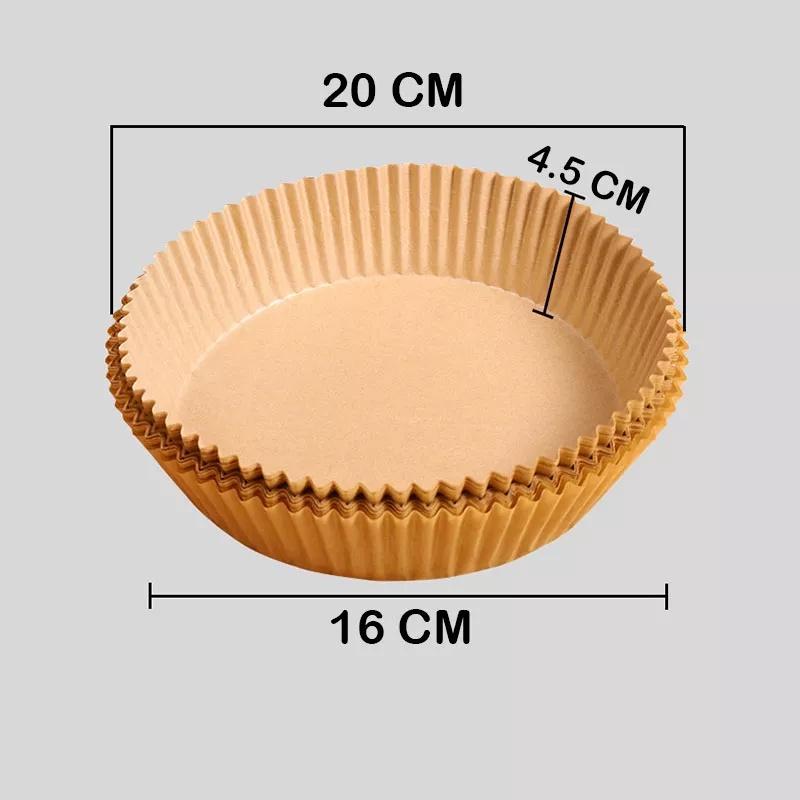 Kit 50 Formas Descartável Para Air Fryer Fritadeira Pratico