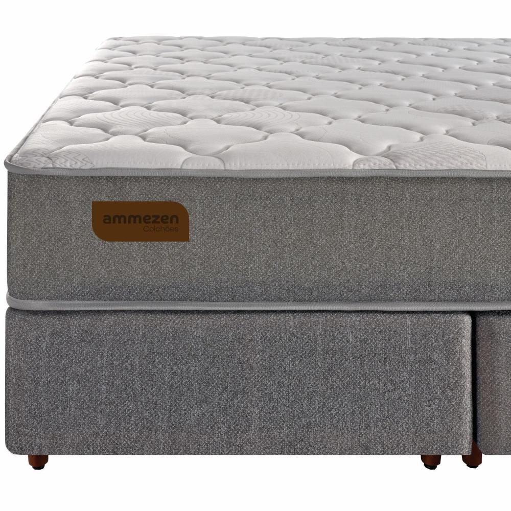Miniatura Colchão Queen Extra-firme 158cm X 198cm X 30cm Cinza