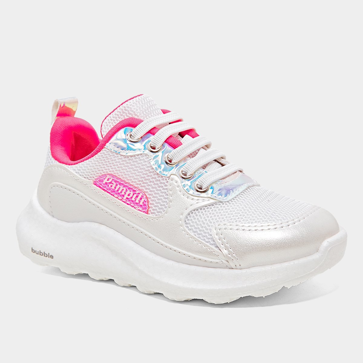 Miniatura Tênis Infantil Pampili Menina Branco - 35