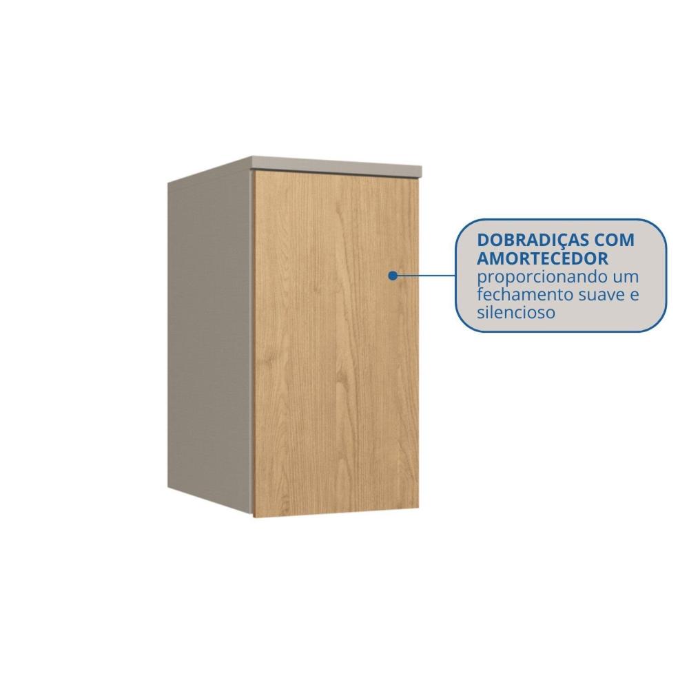 Miniatura Módulo Aéreo para Quarto 1 Porta Elegance Niquel|Angelin