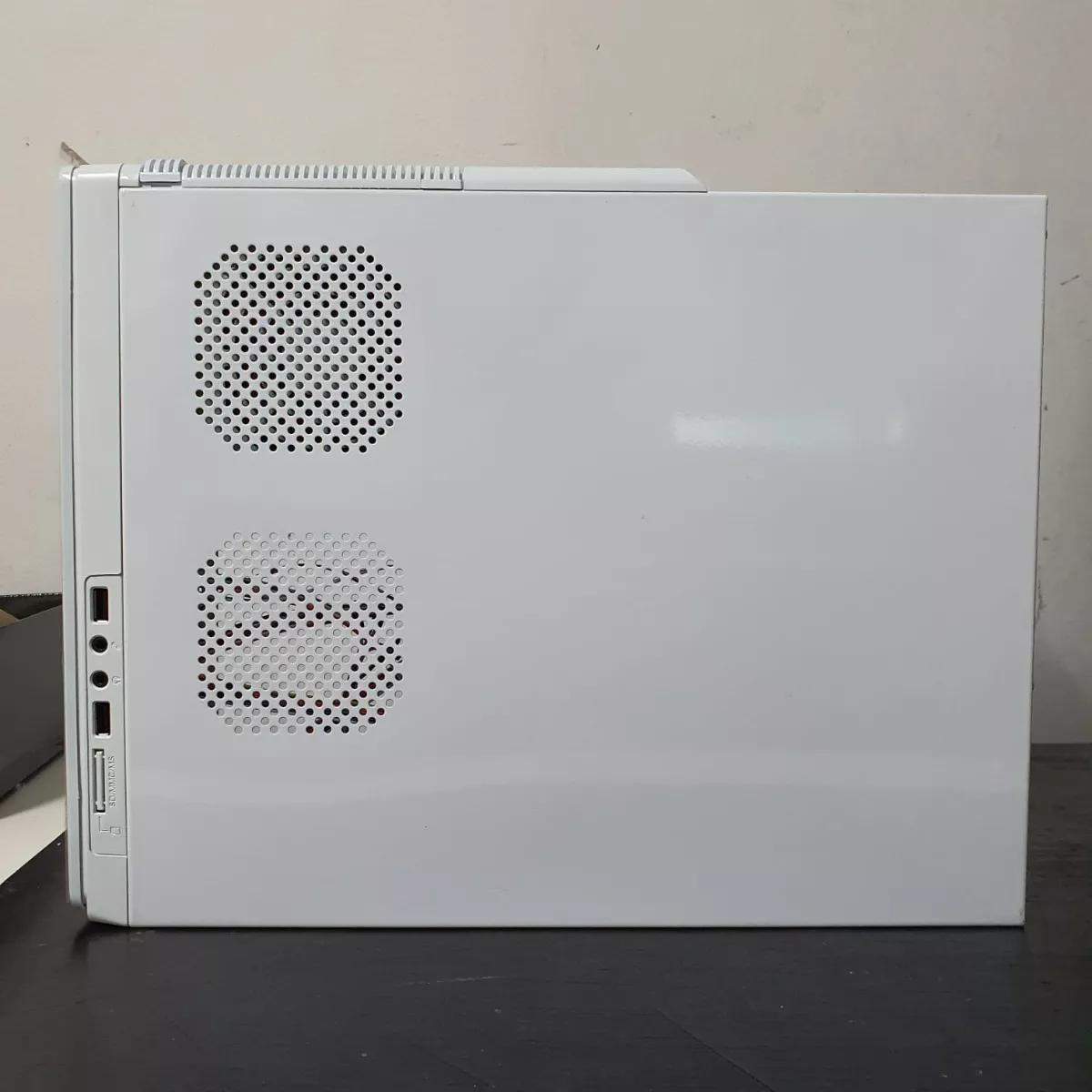 Miniatura Gabinete Slim Branco Para Pc Com Fonte Micro Atx Compacto