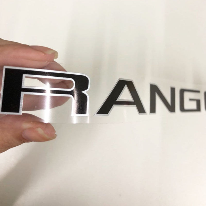 Miniatura Kit Adesivos 4x4 Ranger Xl 2013/16 Preto E Emblema Traseiro