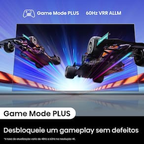 Smart TV 50” Hisense 50A6N DLED 4K UHD HDR10+ Dolby Vision Controle por Voz Alexa AirPlay