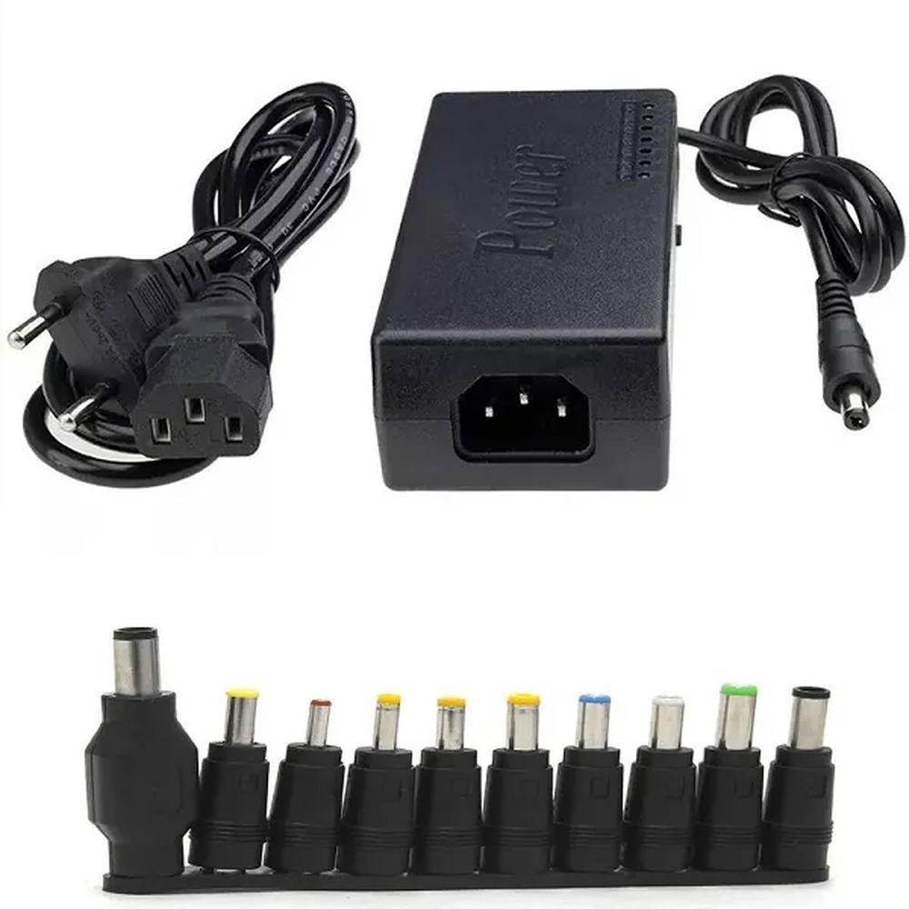 Miniatura Carregador Universal Portátil Notebook 10 Conectores
