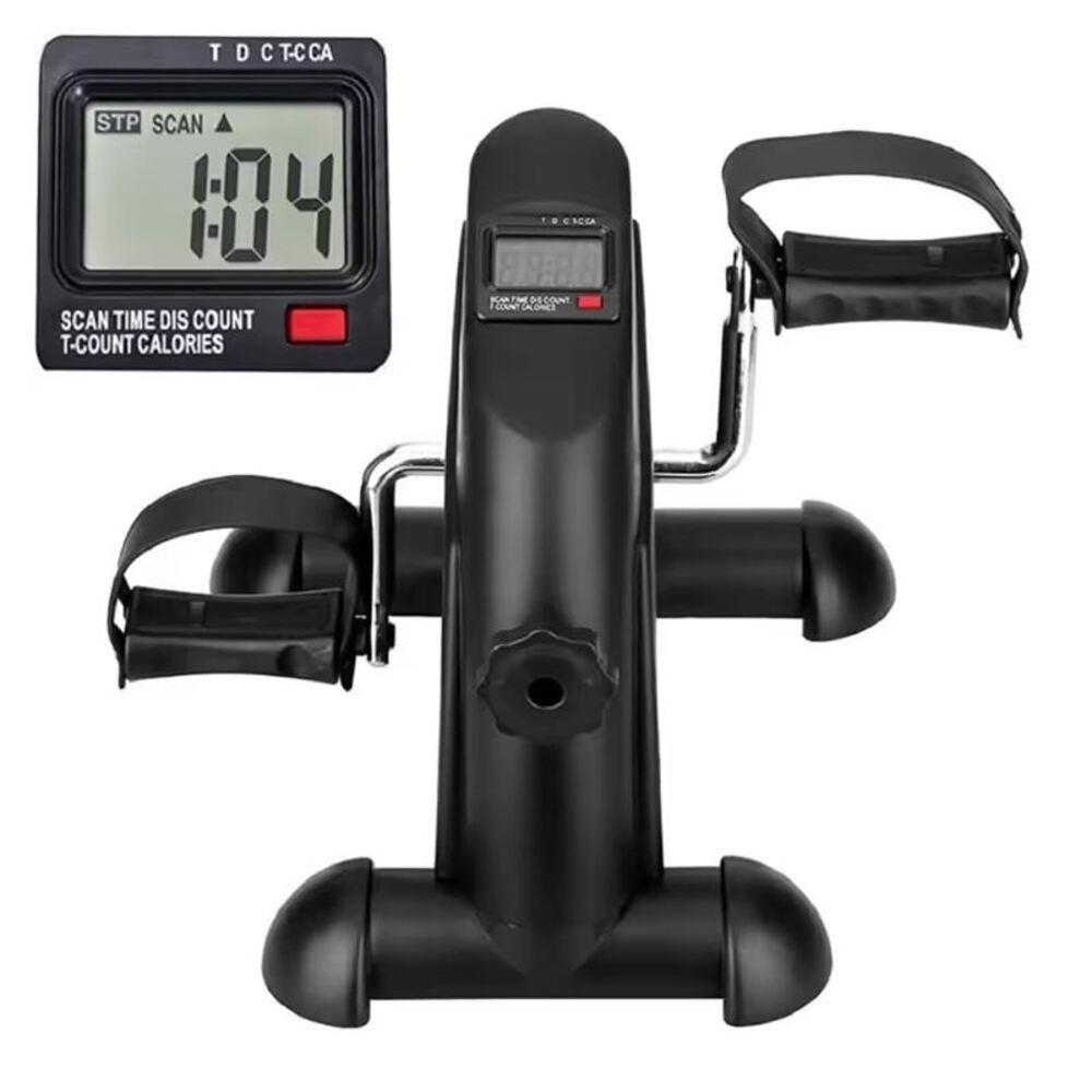 Miniatura Bicicleta Fisioterapia Ergométrica Mini Bike Simulador Digital Lcd Para Braços E Pernas Portátil Profissional