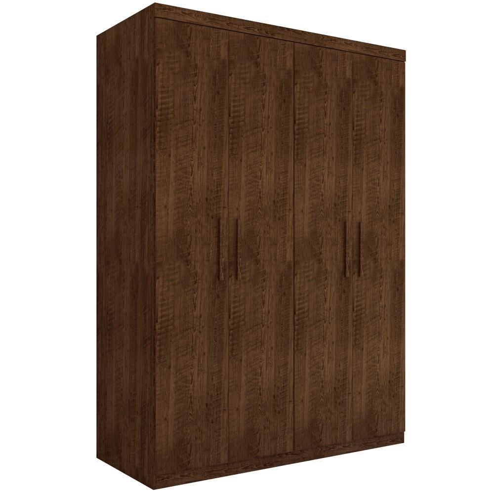Miniatura Guarda Roupa Miami Com Quatro Portas Malbec