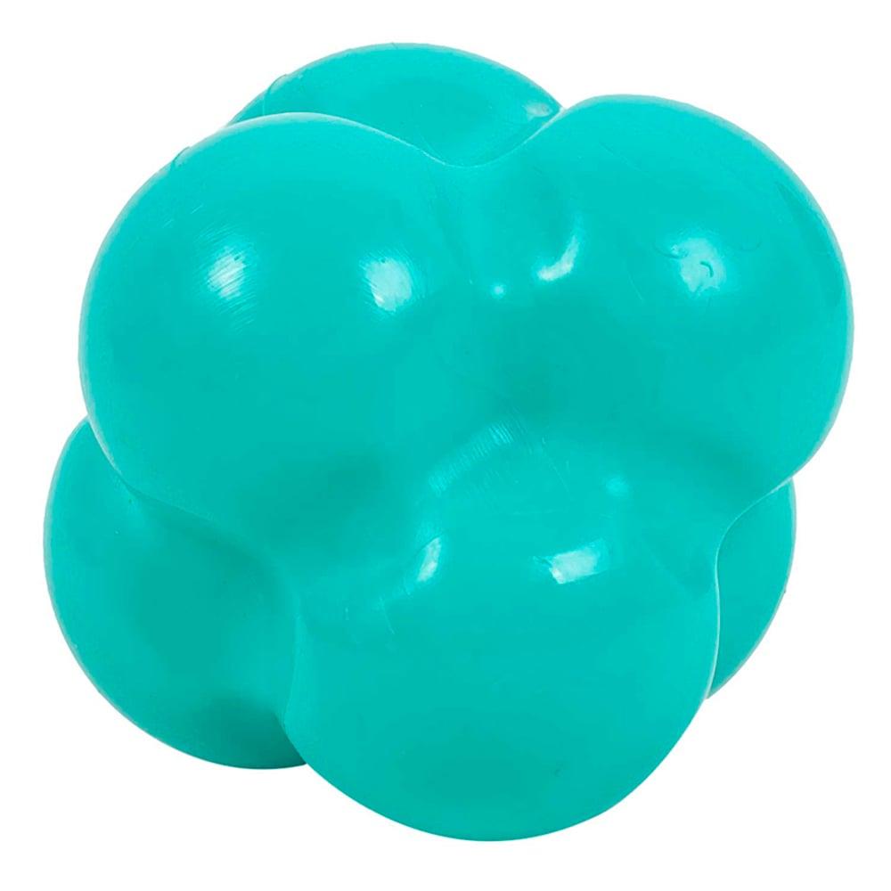 Miniatura Brinquedo Bola Maciça Átomo 6 em 1 Verde Água para Cães - Tam. G