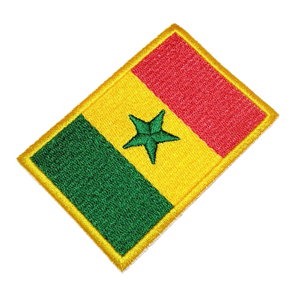 Miniatura Bandeira Senegal Patch Bordado Para Uniforme Camisa Mochila