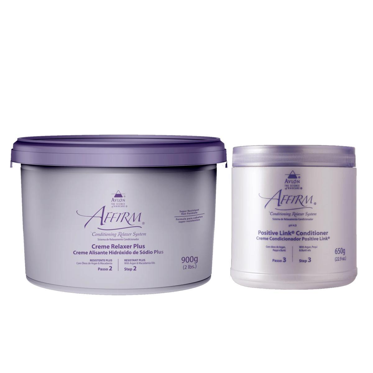 Miniatura Avlon Affirm Sódio Resistente 900G + Positive Link 650G