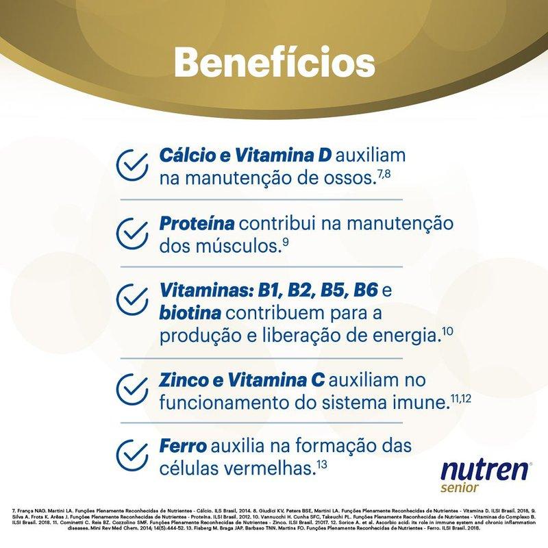 Miniatura Complemento Alimentar Nutren Senior sem sabor 740g