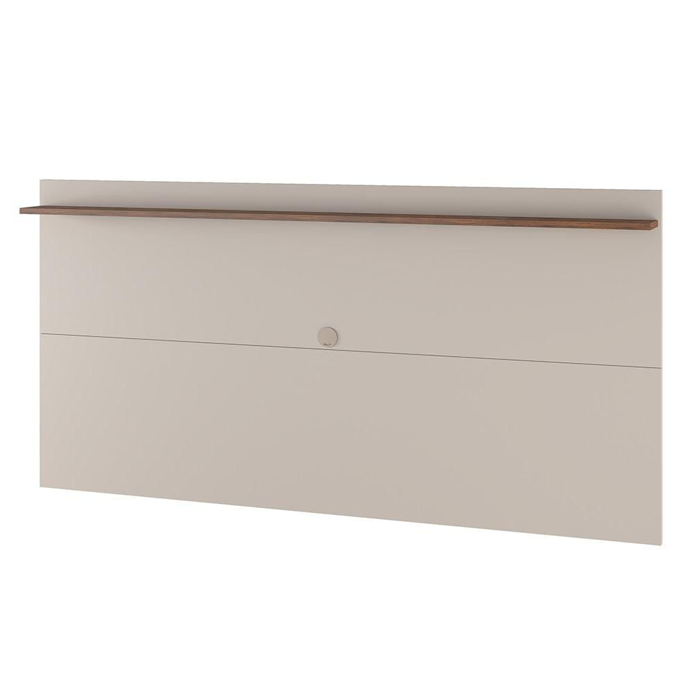 Miniatura Painel Viero para TV até 50 Polegadas Ravena Off White/Imbuia 1 Prateleira