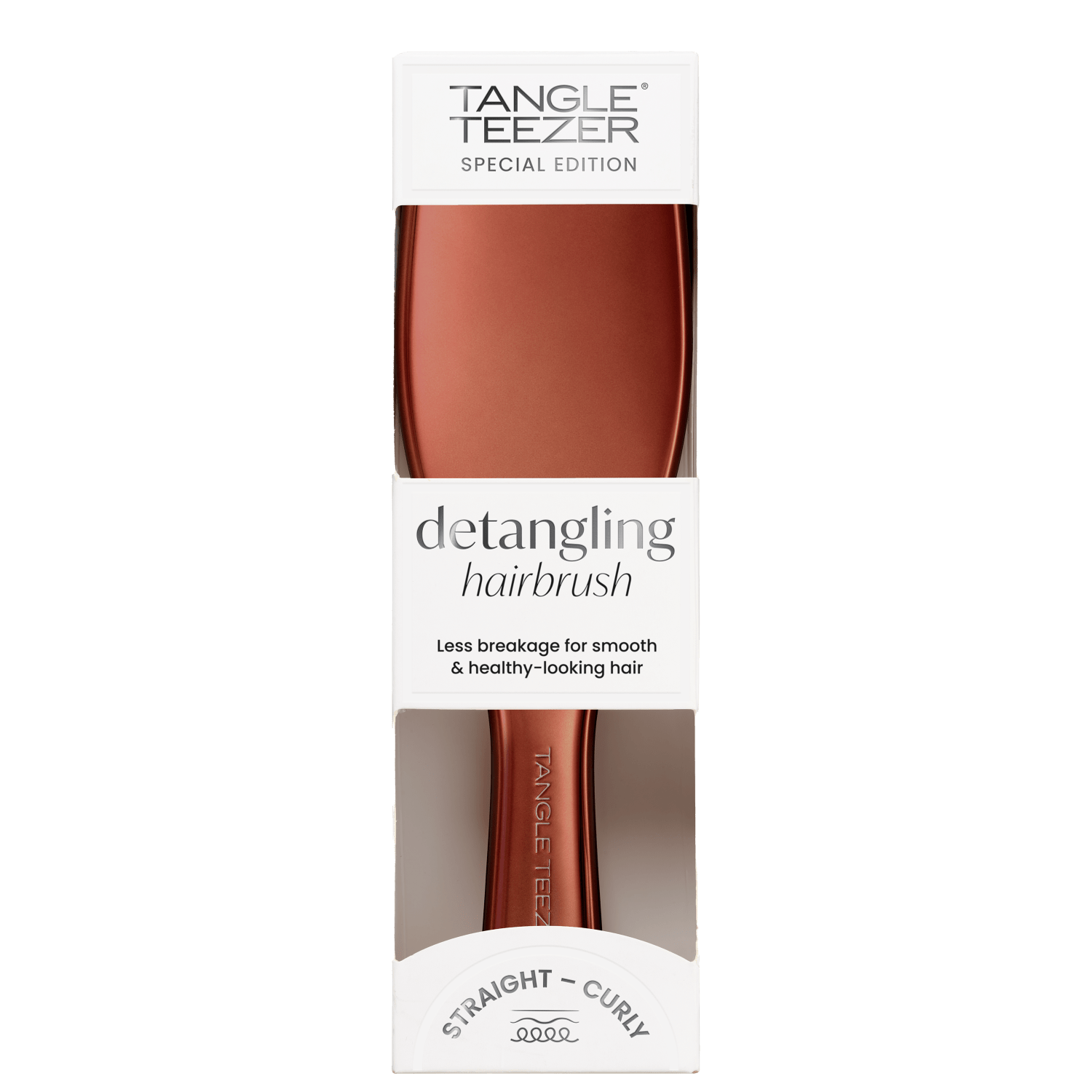 Miniatura Tangle Teezer Ultimate Detangler Chrome Chocolate Bronze - Escova de Cabelo
