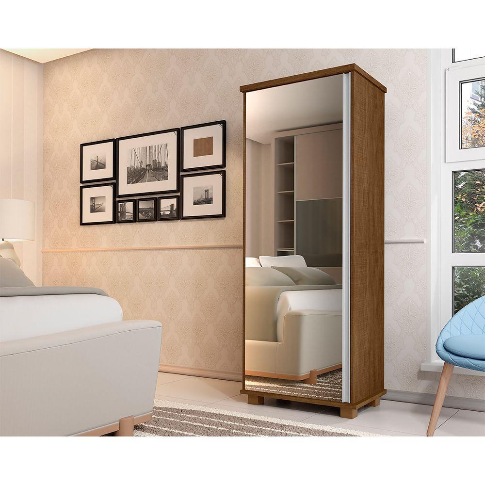 Miniatura Armario Organizador Londres 1 Porta Com Espelho - Malbec