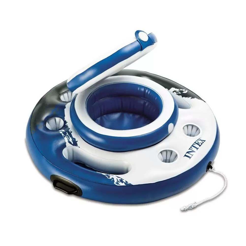 Miniatura Bar Cooler Inflável Flutuante Intex 15 Litros + Bomba Inflar