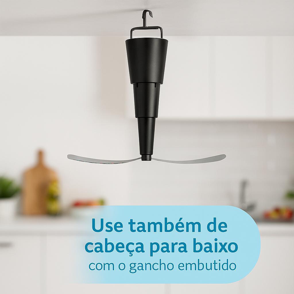 Miniatura Mini Ventilador Anti Moscas Repelente Espanta Mosquito Mesa