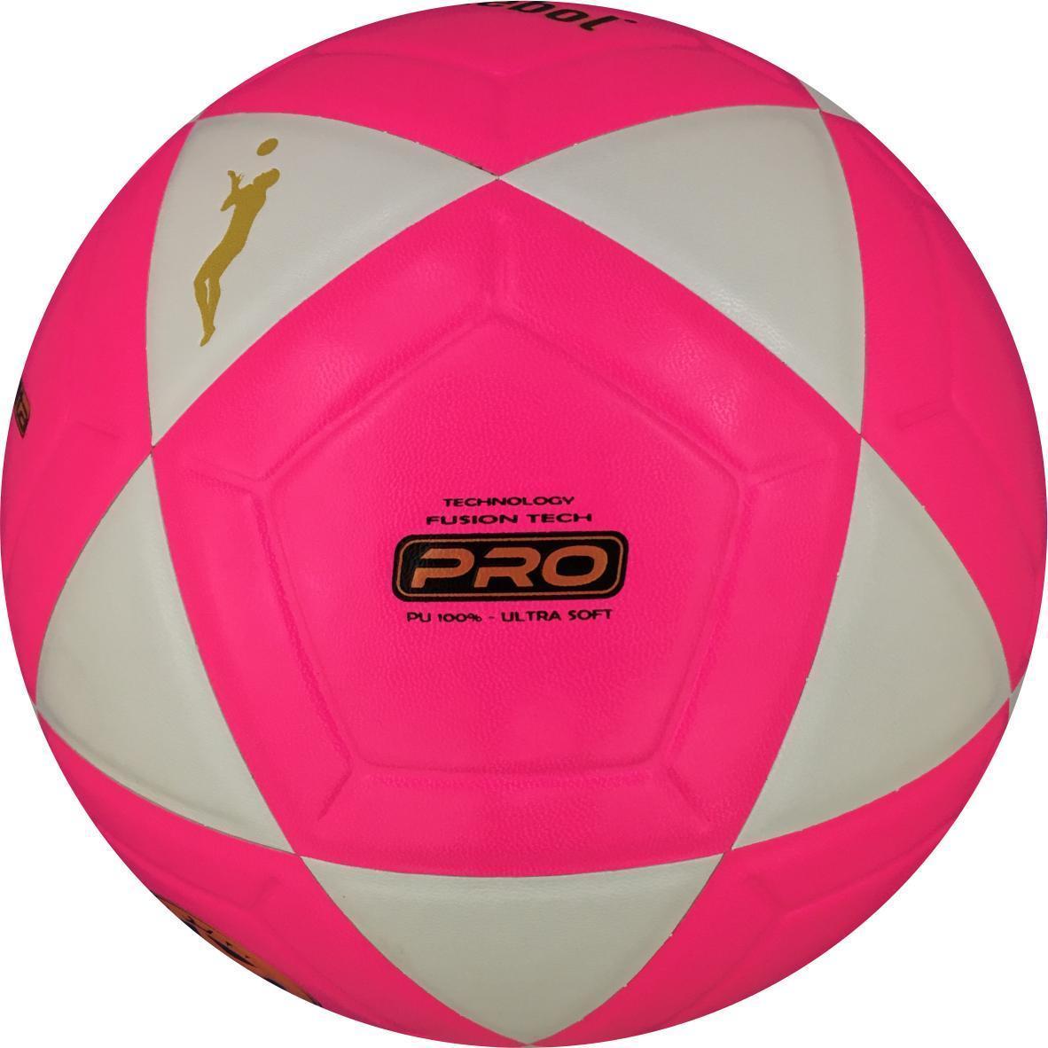 Miniatura Bola De Futalta Dalebol Pro Mulher Rosa E Branca