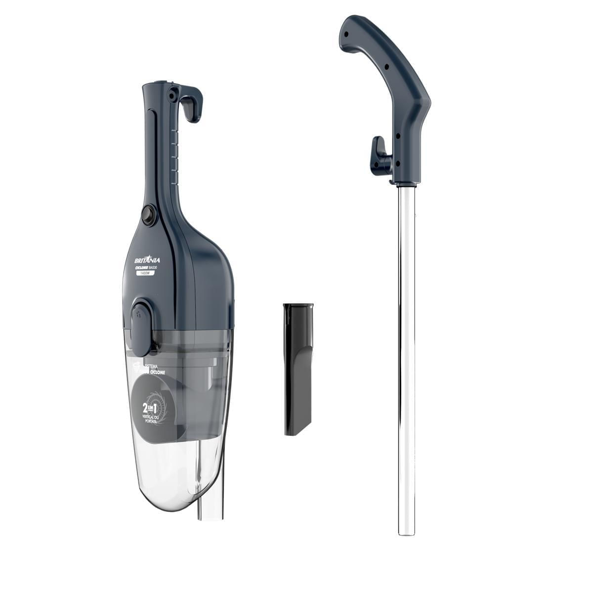 Aspirador de Pó Vertical Britânia 2 em 1 1400W BAS30 1,5L 127V