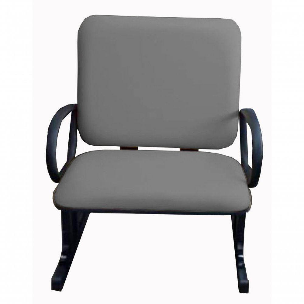 Miniatura 02 Cadeiras Para Escritório Para Obesos Até 250kg Cinza