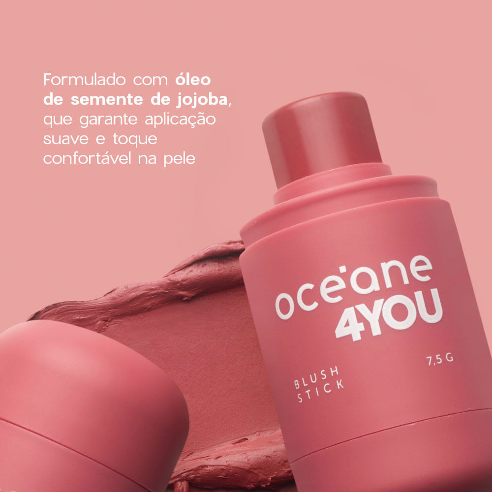 Miniatura Blush em Bastão Océane 4 You Blush Stick 7,5g Balloon