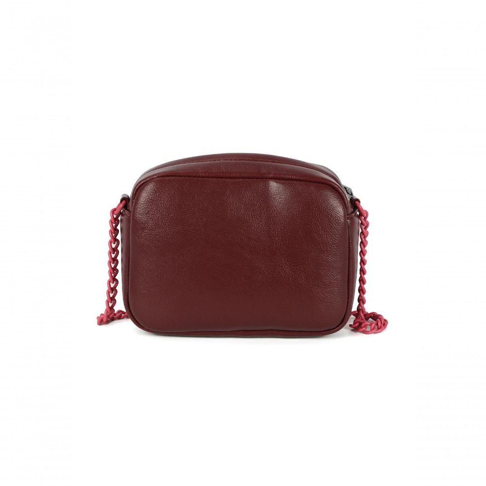 Miniatura Bolsa Sintetica Transversal Up4you Bordo - Unico Vermelho