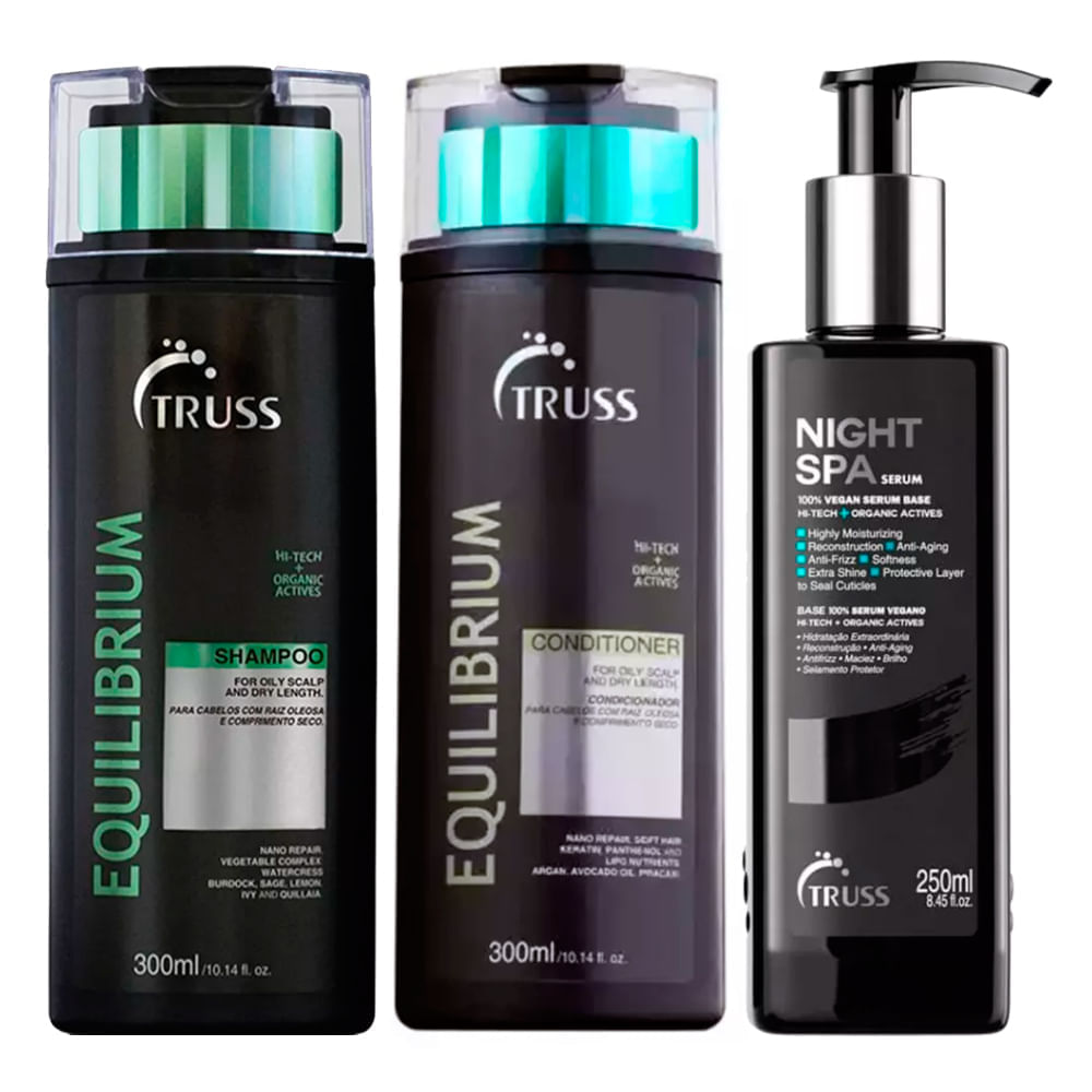 Miniatura Truss Professional Equilibrium Kit - Sh + Cond + Sérum Kit