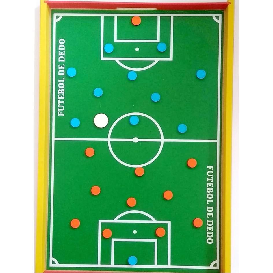 Miniatura Futebol De Dedo Jogo De Tabuleiro Artesanal