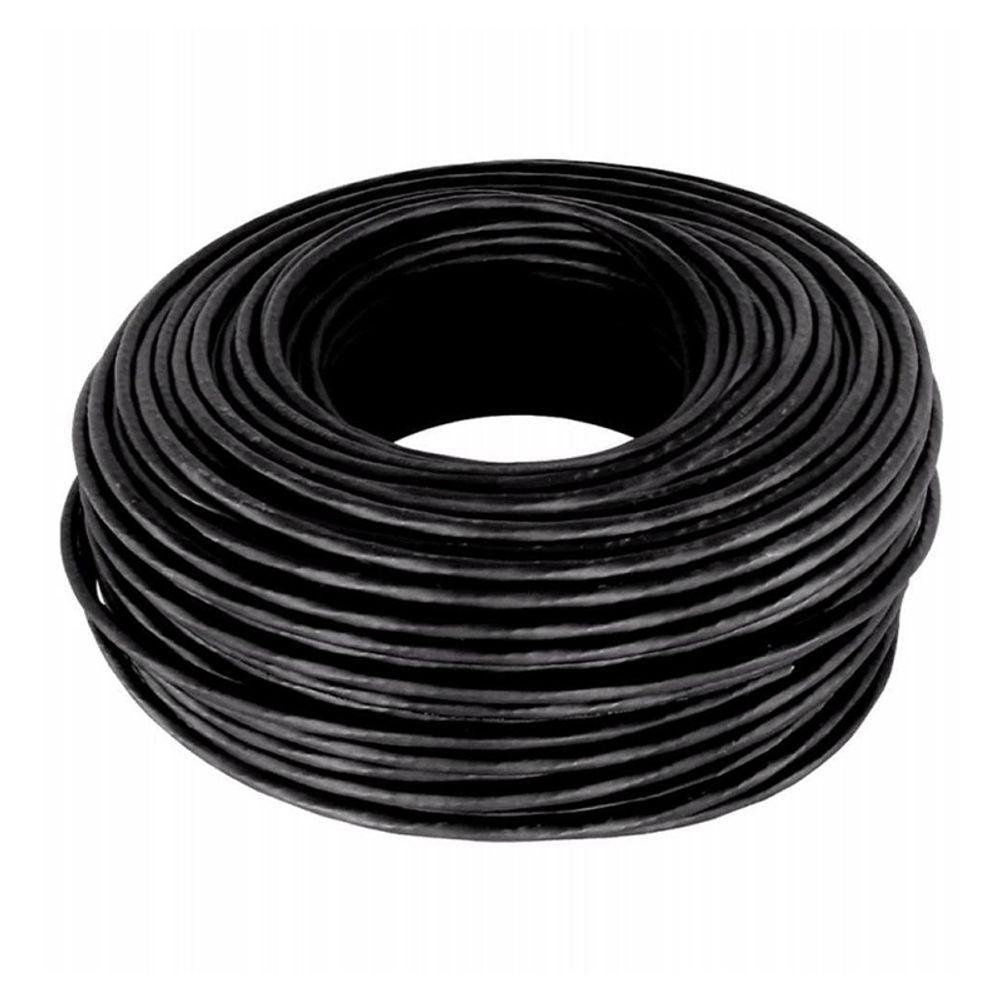 Miniatura Cabo De Rede Cat 5e Mpt Interno E Externo 305 Metros U/utp 4p X 24awg | Preto