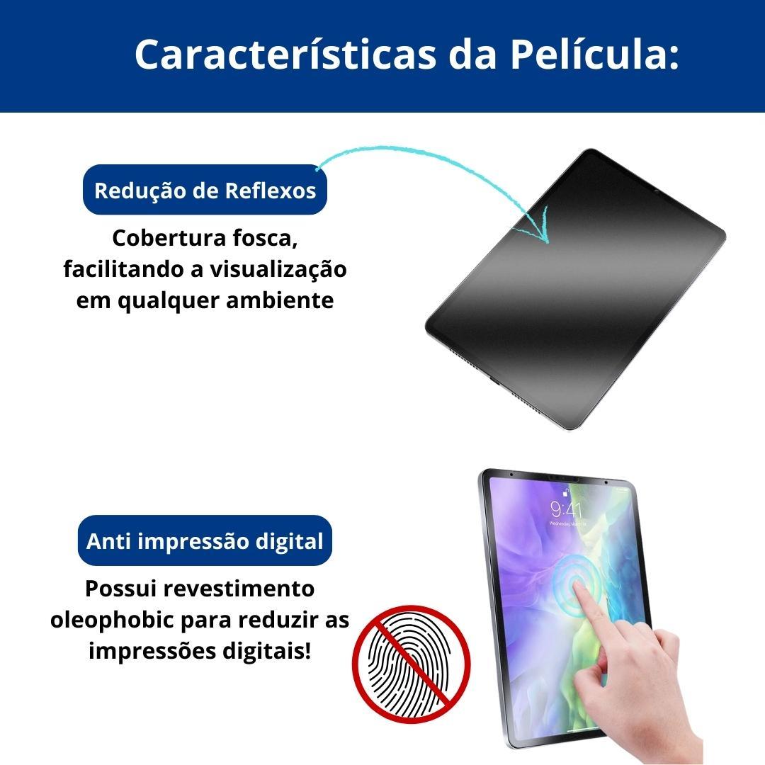Miniatura Protetor Tela Cerâmica Fosca Para Galaxy Tab A9+ 2023