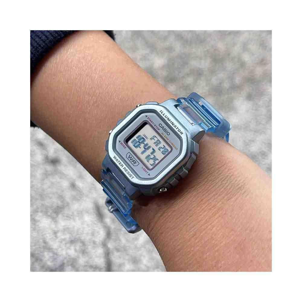 Miniatura Relógio Casio Azul Feminino La-20Whs-2Adf-Sc
