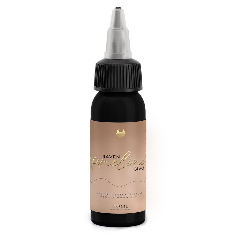 Miniatura Easy Glow Tattoo Tintas Para Tatuagem 30Ml Super Black