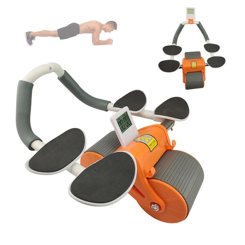 Miniatura Rolo Abdominal Exercicio Roda Musculaçao Ombro Braço Prancha Lombar Costas Academia Musculo Fortalecimento Treino