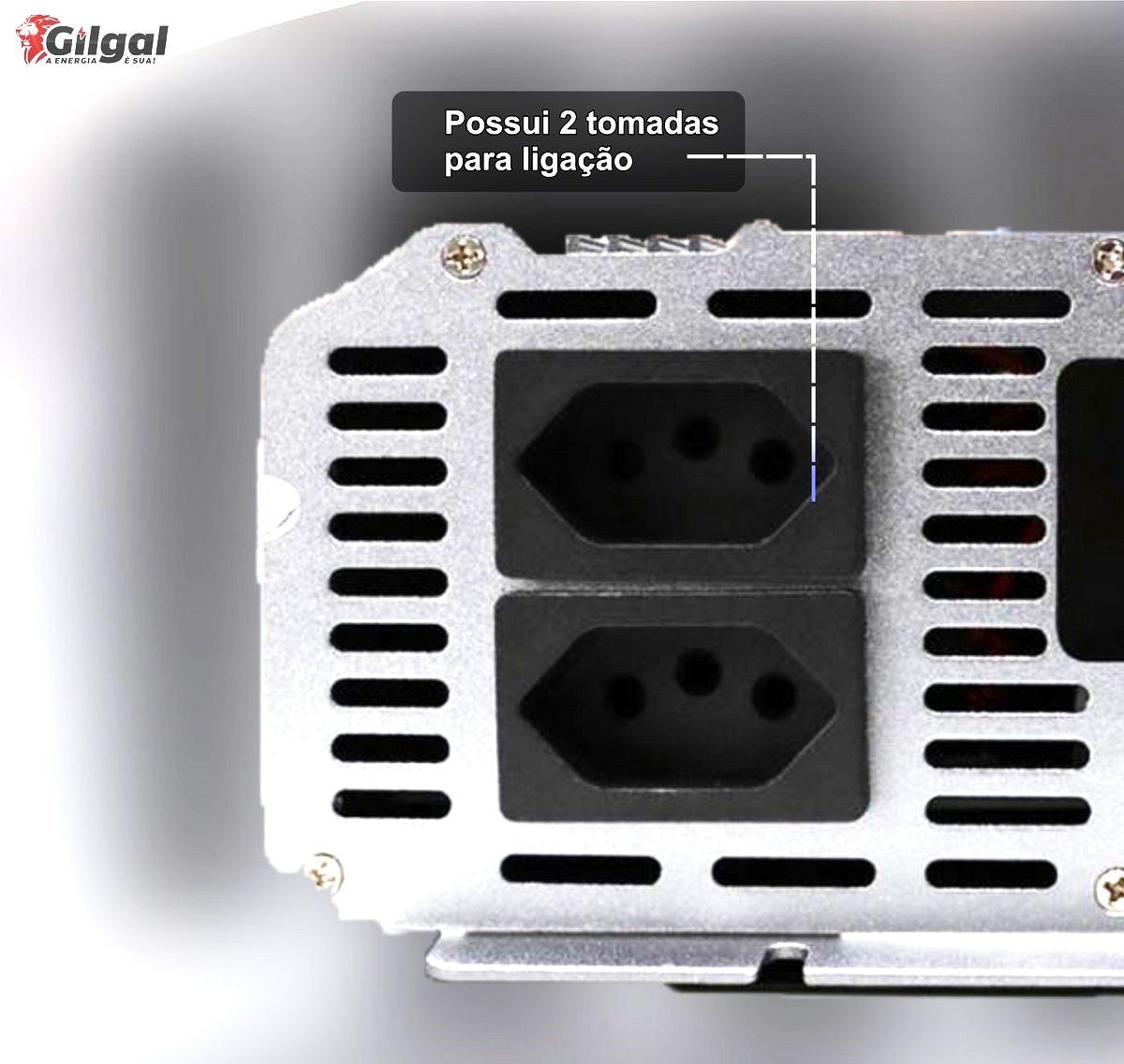 Inversor 4000W 24V 110V Onda Senoidal Off Grid, Caminhão,