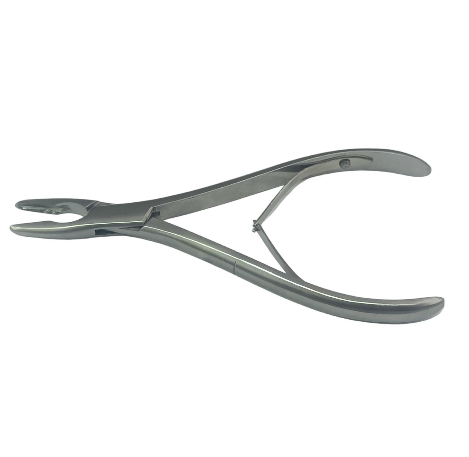Miniatura Pinca Cirurgica Saca Bocado Inox 18Cm Reto