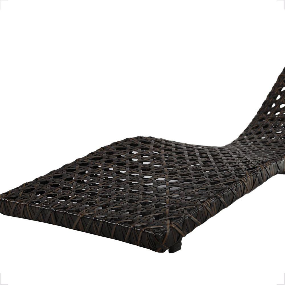 Miniatura Kit 2 Cadeiras Espreguiçadeiras Alumínio Para Bogotá pedra Ferro