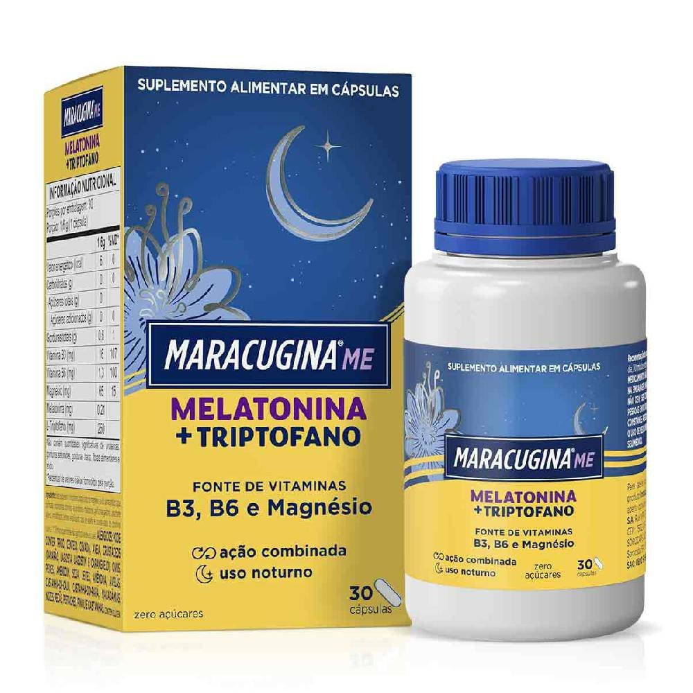Miniatura Maracugina Me Melatonina +triptofano 30 Capsulas