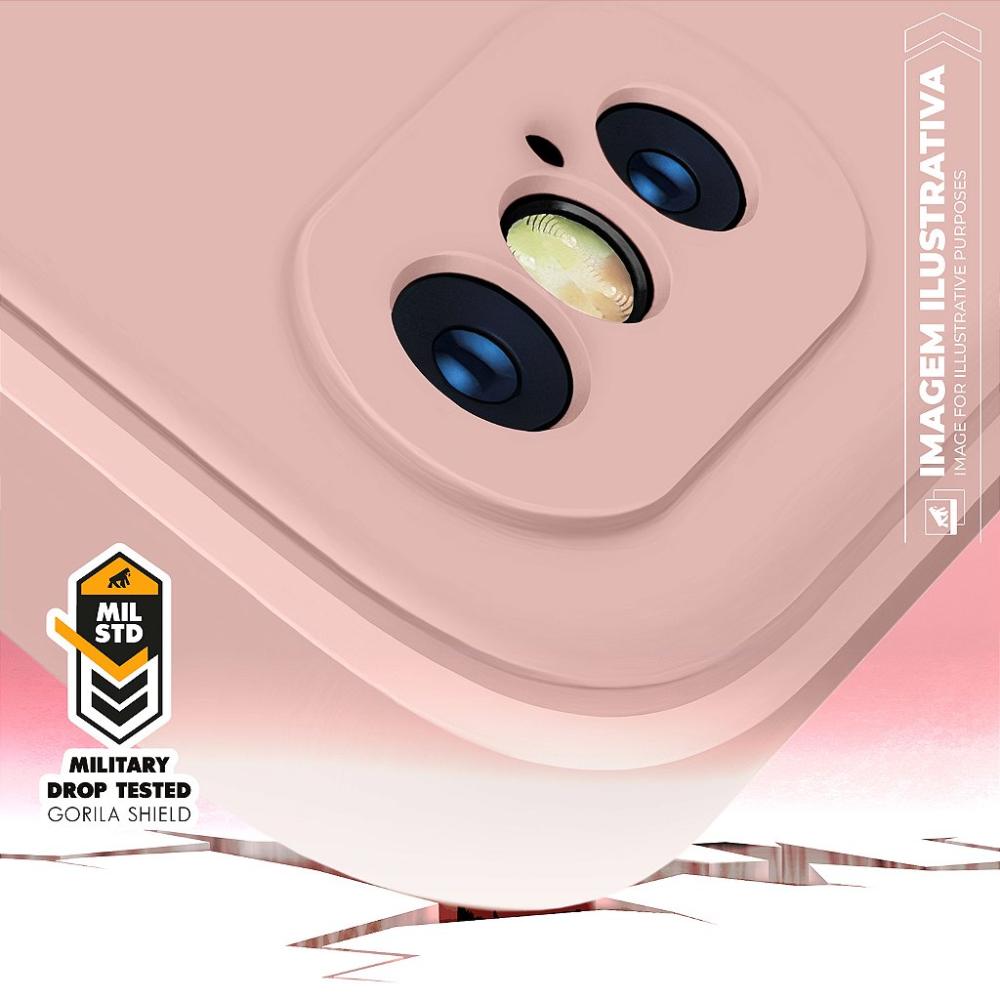 Miniatura Capa para Samsung Galaxy A05 - Silicon Veloz - Rosa - Gshield