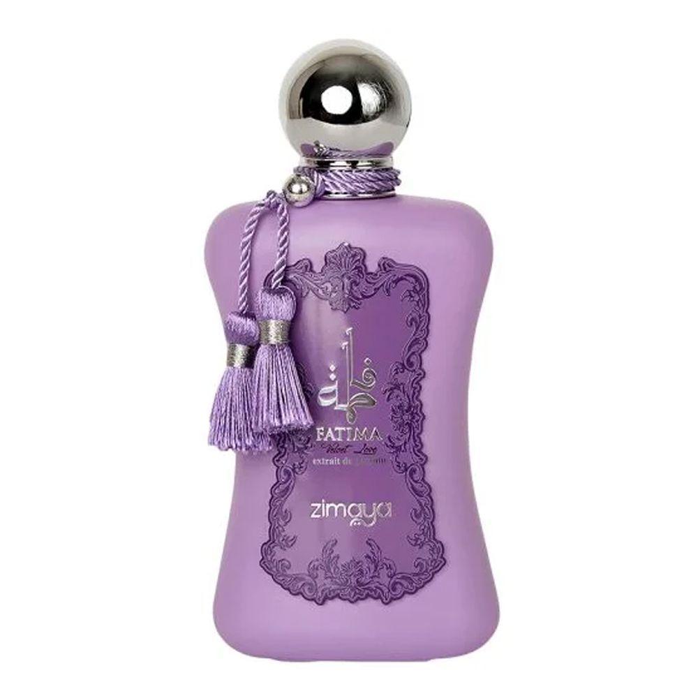 Miniatura Perfume Zimaya Fatima Velvet Love Extrait Parfum Feminino 100ml