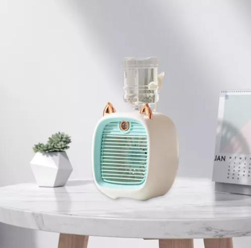 Miniatura Mini Resfriador De Ar Portátil, LED, Grande Ventilação