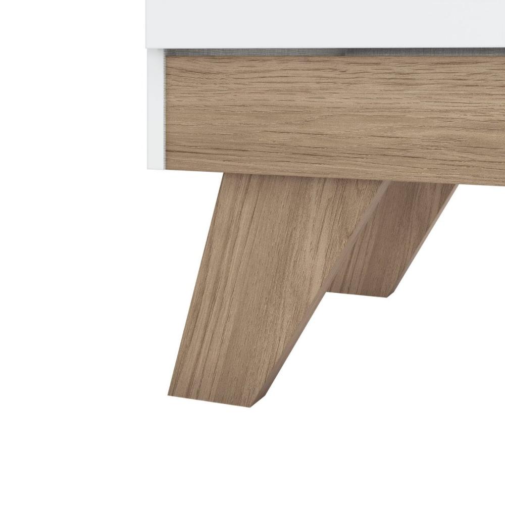 Berço Mini Cama Confete Branco/Jequitibá HP