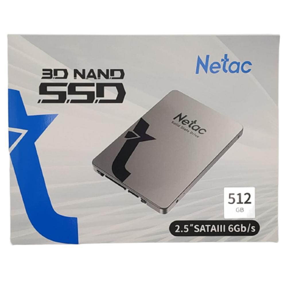 Miniatura Ssd Netac 512Gb 2.5 Sataiii 560Mbps Leitura 520Mbps Gravação