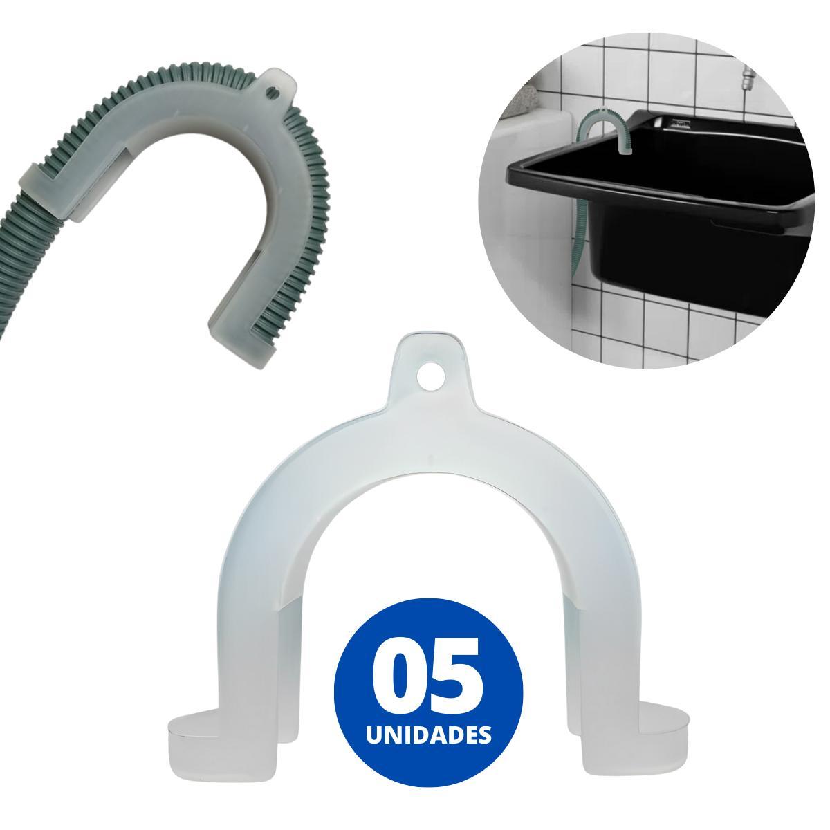 Miniatura Suporte Curva Mangueira Saída Água Máquina Lavar Universal