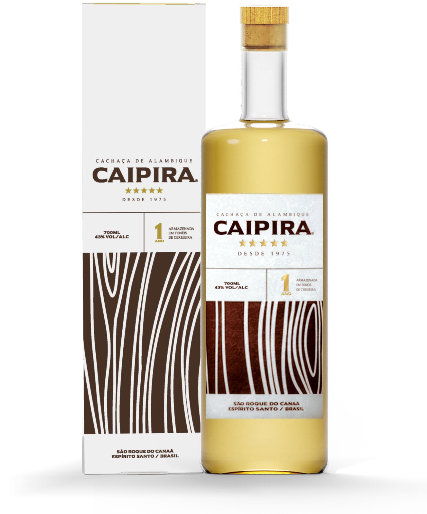 Miniatura Cachaça Alambique Caipira 5 Estrelas 700Ml