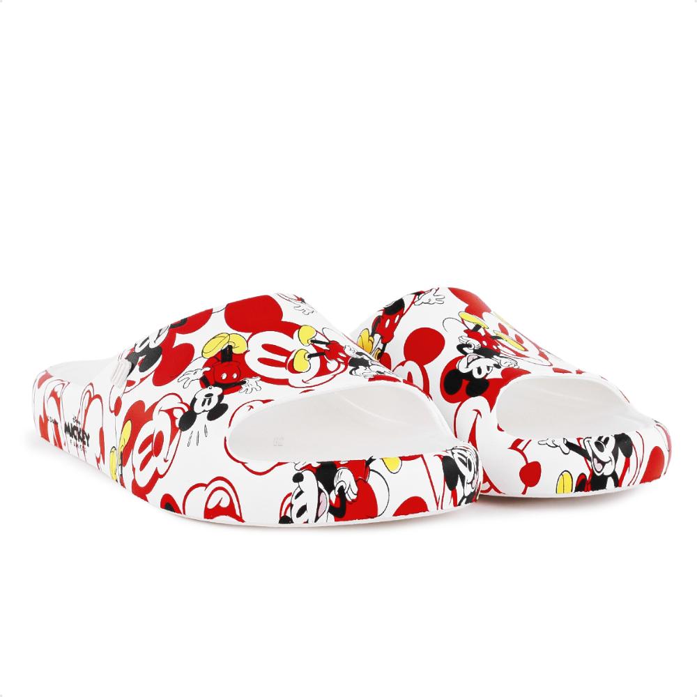 Miniatura Chinleo Slide Mini Melissa Free Print Mickey and Friends Infantil Branco / Vermelho - 29