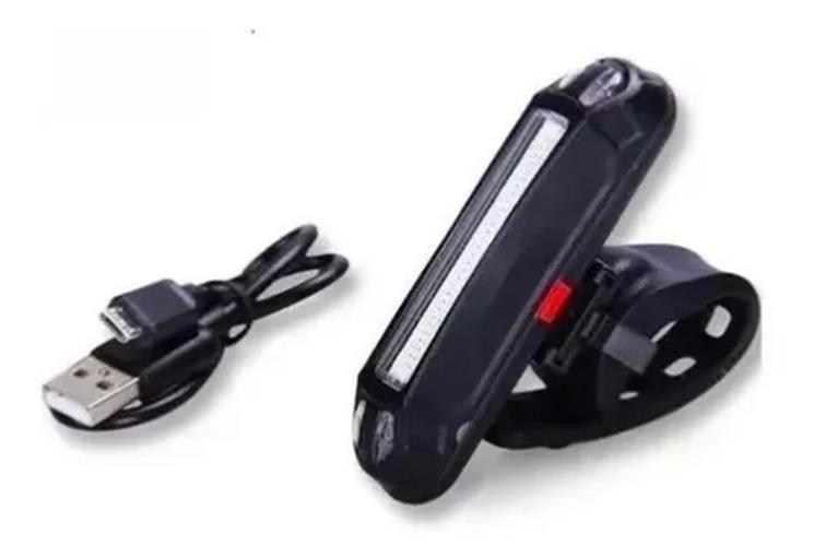Miniatura Sinalizador Bike Bicicleta Usb Recarregável