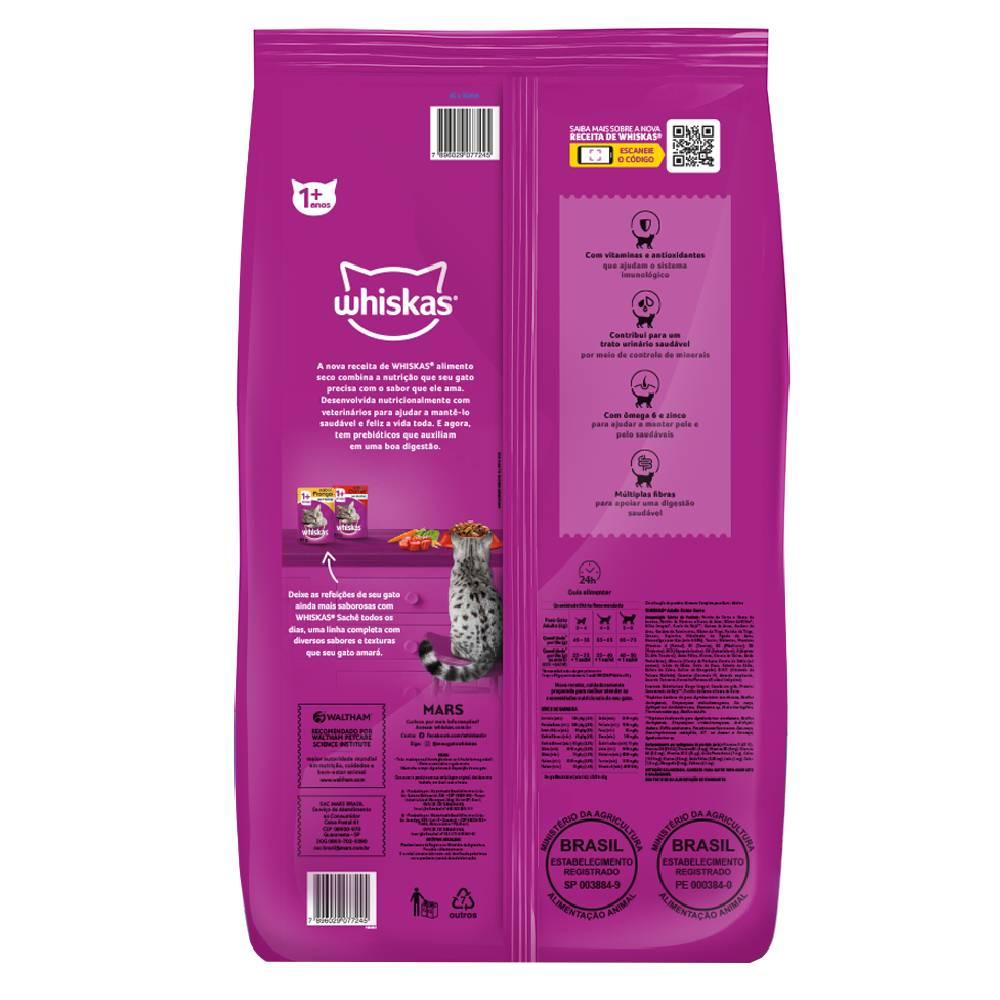 Ração Whiskas Carne para Gatos Adultos - 10,1 Kg
