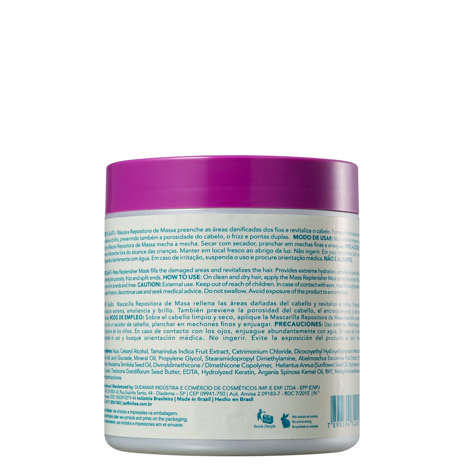 Miniatura Richée Bioplástica BioBTx - Repositor de Massa 500g